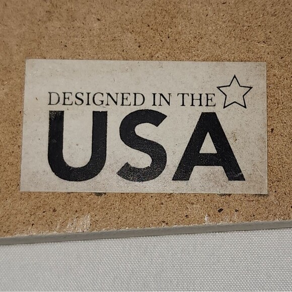 Young's Kitchen Themed Black & Beige Hang/Stand Plaque Trio 7"X2X"0.75" Each - Picture 7 of 8